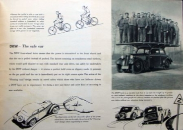 DKW Auto-Union Modelprogram 1939 Carbrochure (6909)